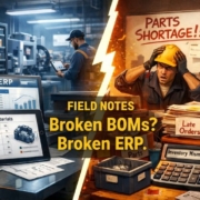 Field Notes Broken BOMs Broken ERP